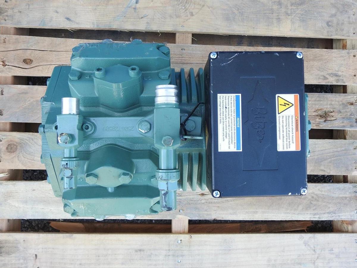 OEM Bitzer 4CES-9-4SU Semi Hermetic Compressor 4CES94SU -NEW BROKE MOUNTING TABS