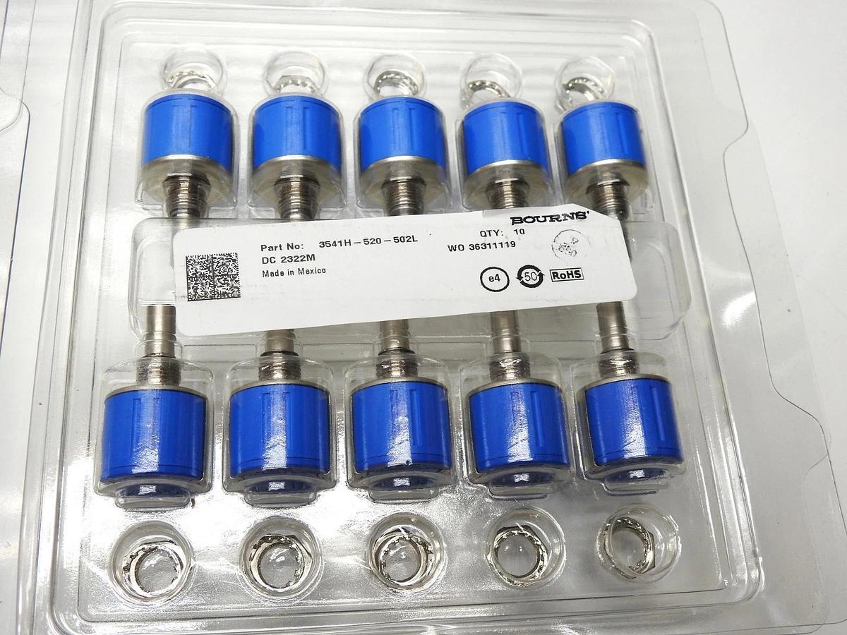 (40/pcs) Bourns 3541H-520-502L DC 2322M 5K OHM Potentiometer (x40)