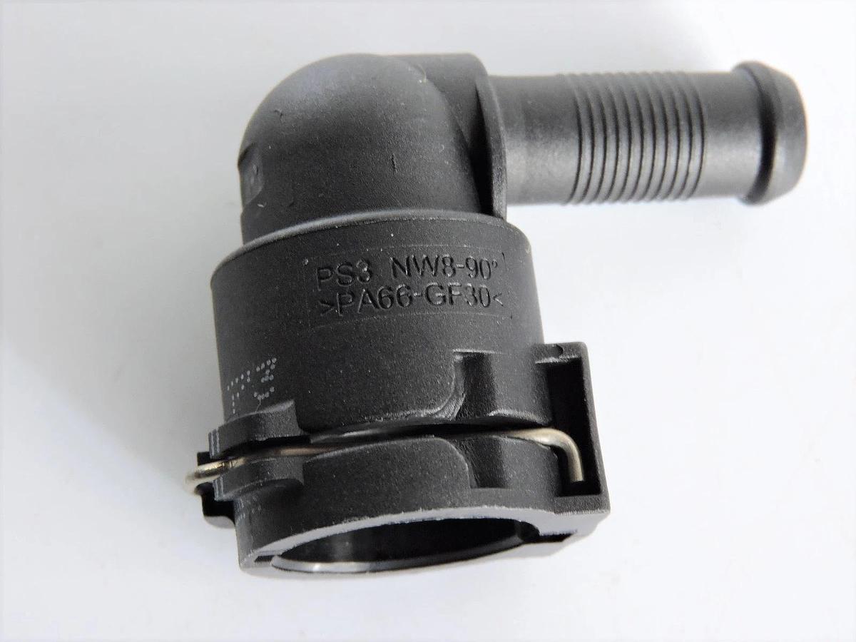 Norma RSS Nw8 90 Degree Quick Connect Connector PA66-GF30 - NEW GENUINE OEM