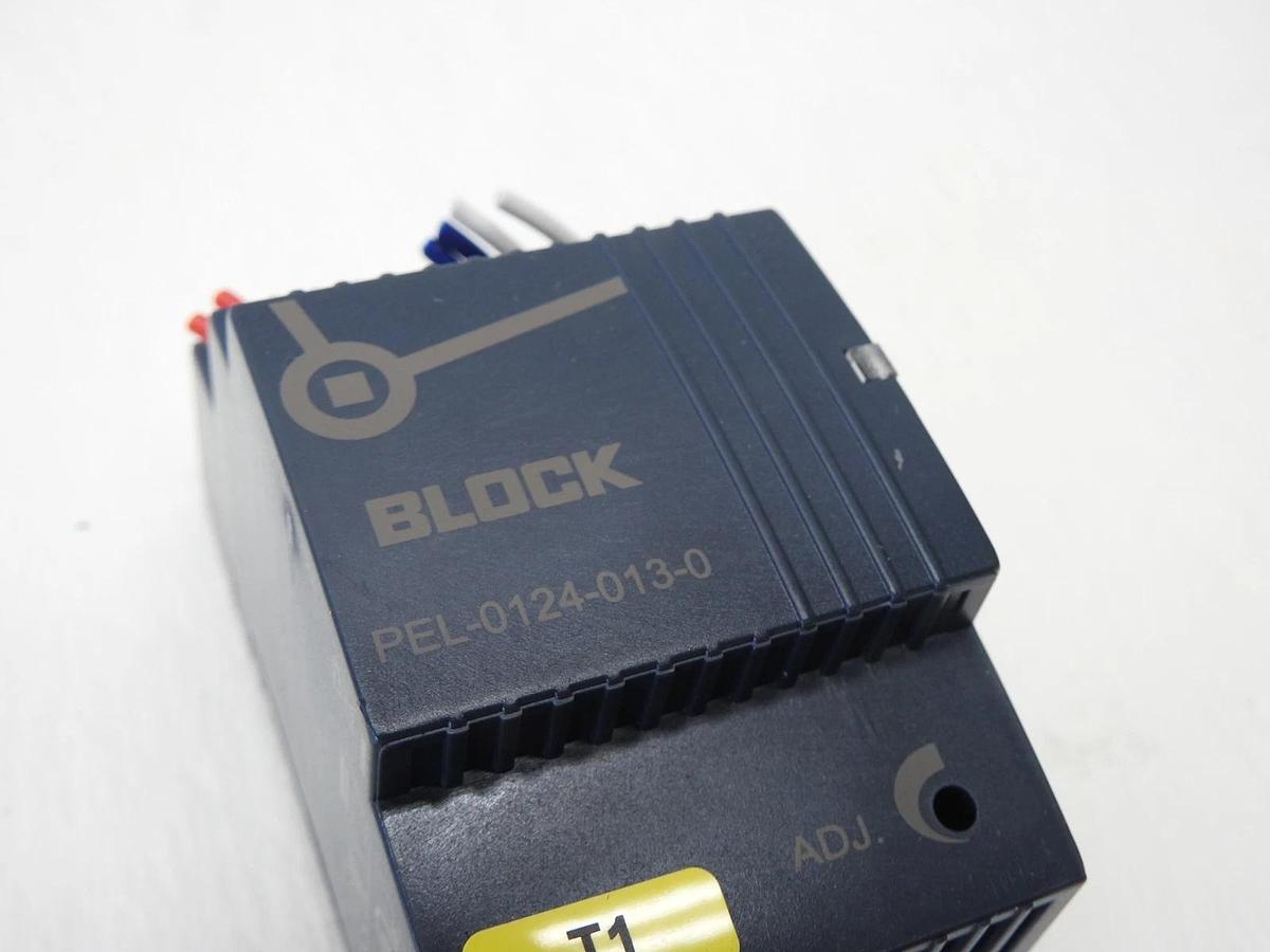 Block PEL-0124-013-0 Power Supply 100-240VAC In; 24VDC Out - NEW TAKEOUT