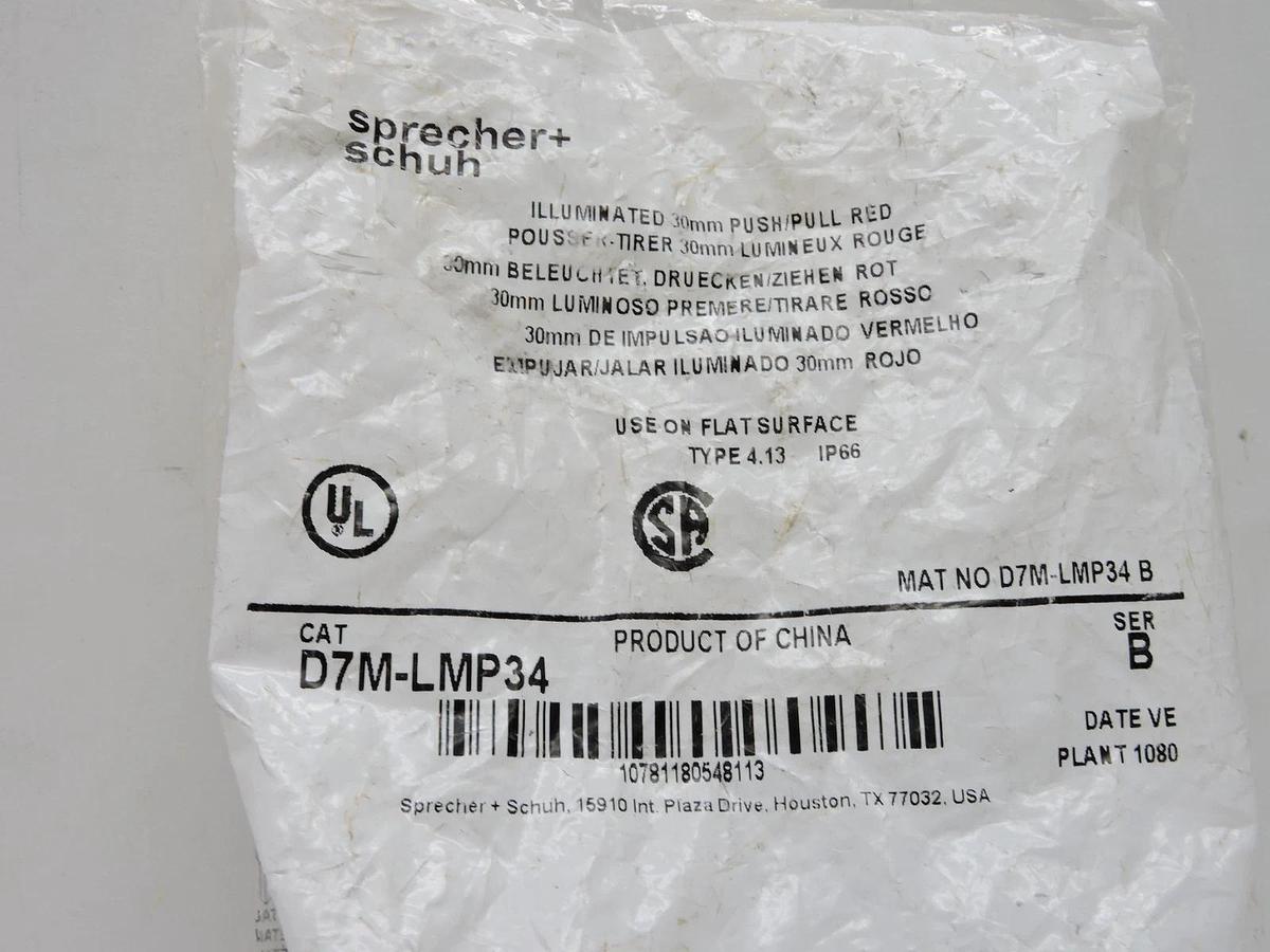 SPRECHER & SCHUH D7M-LMP34 / D7MLMP34 - OEM NEW!