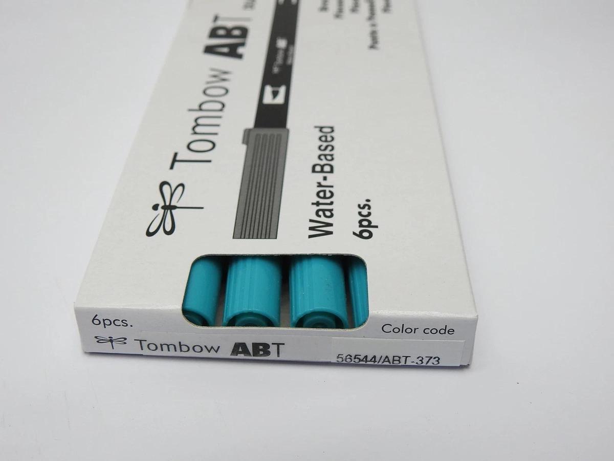 HUGE LOT of 480 - Tombow Dual Brush Pen Art Marker, 373 Sea Blue 56544/ABT-373