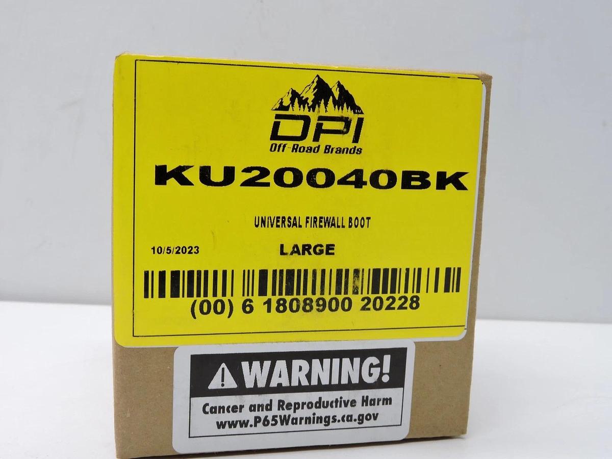 DPI Firewall Boot Single 3/8" to 1 Inch Wire Bundles by Daystar KU20040BK - NEW!