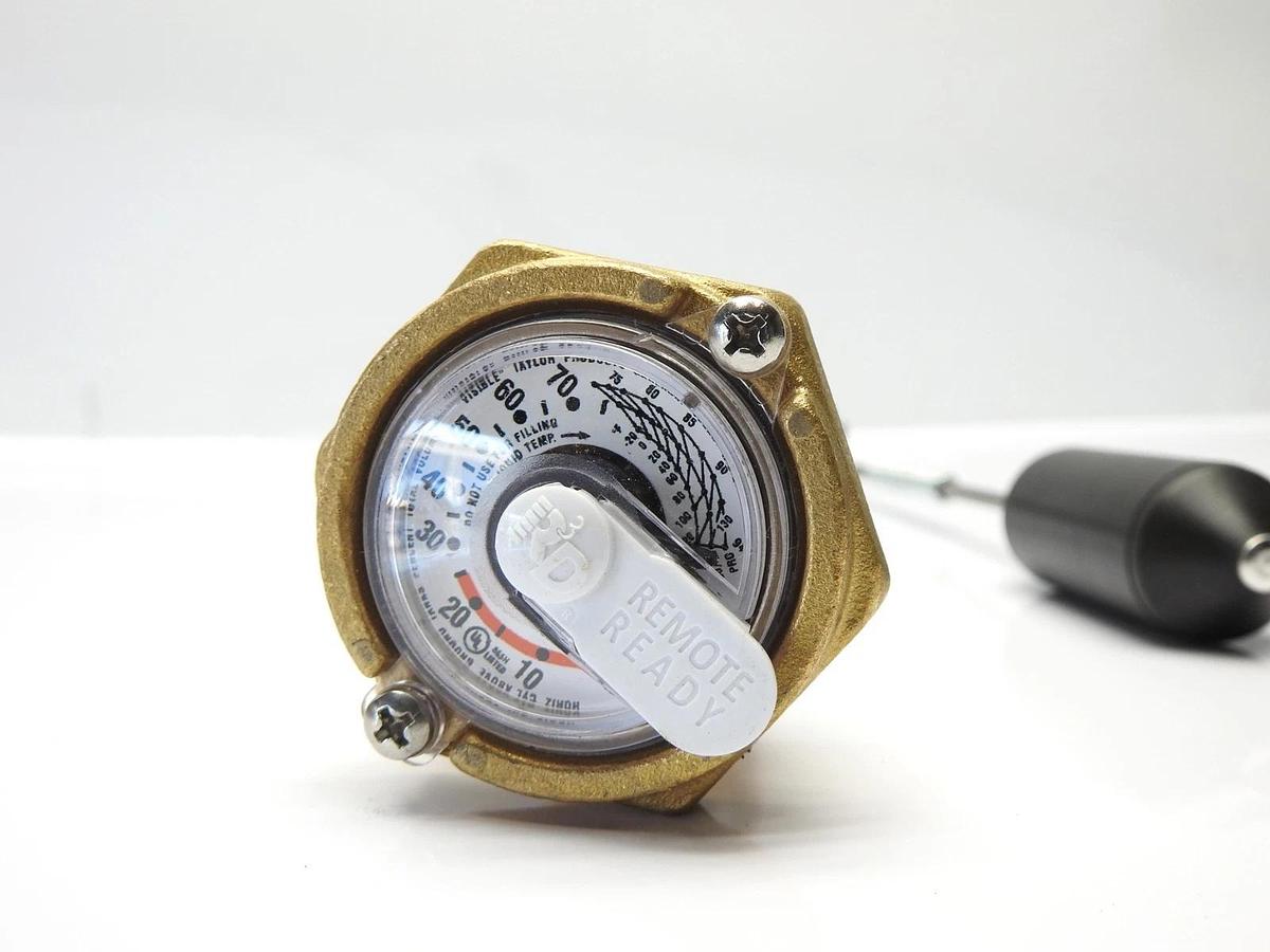 Squibb Taylor TA130A BRASS THREADED GAUGE - 1-1/4" MNPT - 24" Tank Dia - OEM NEW