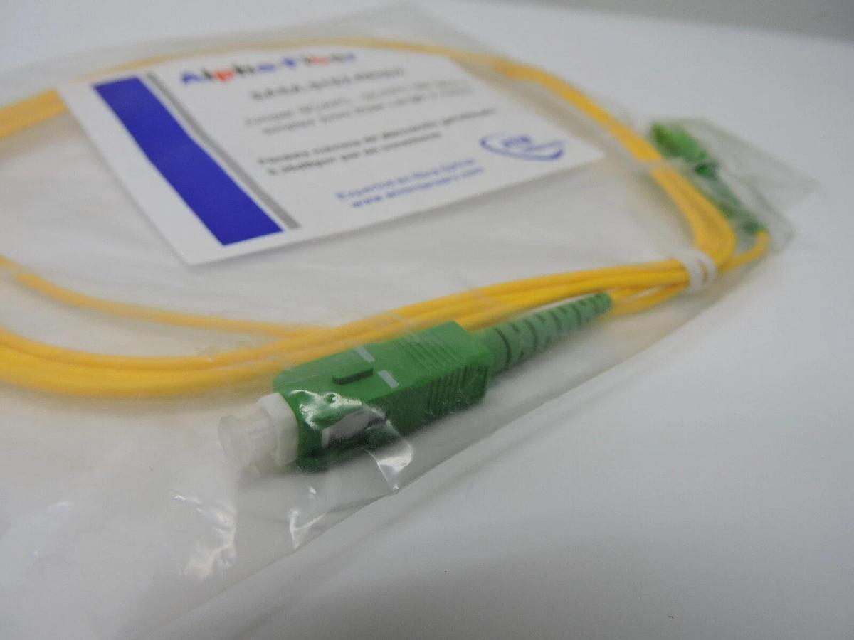 (100) Jumper SC/APC - SC/APC SM G652-D Simplex 2mm Riser (2 Meters)