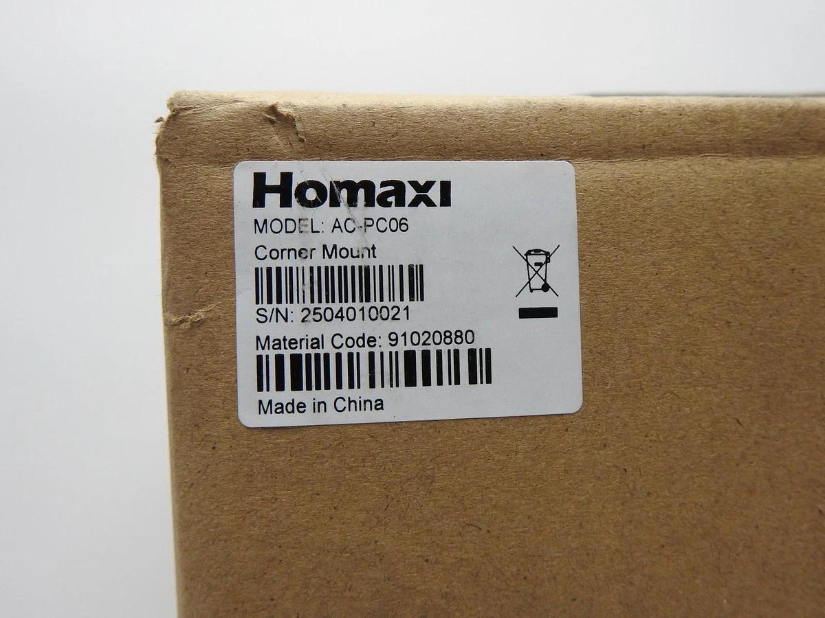 Lot of 3 - Homaxi AC-PC06 Corner Mount Bracket - WHITE -