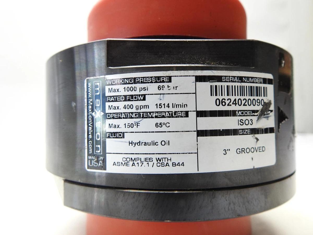 Maxton Isolation Coupling ISO3 3" Grooved for Elevators - OEM NEW