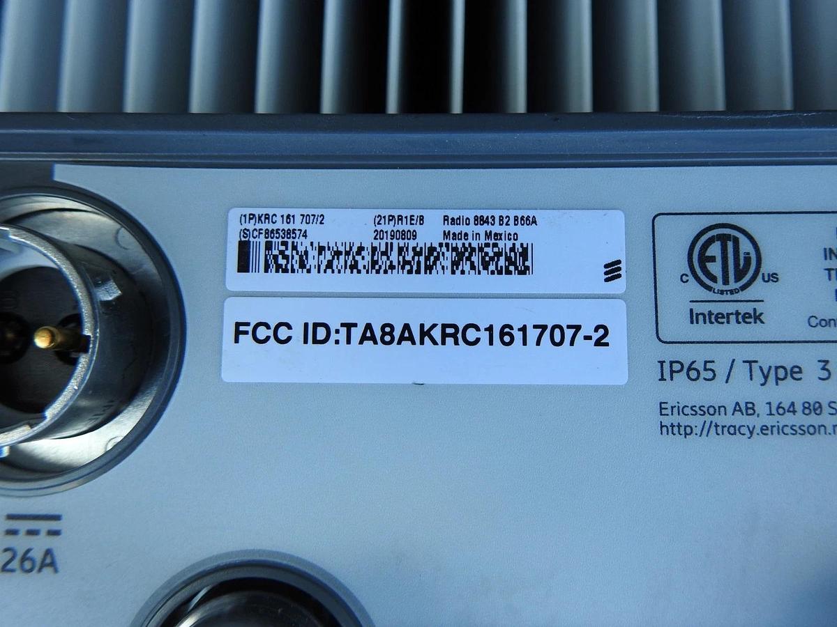 Ericsson Remote Radio Head 8843 KRC 161 707/2 - NEW w/ Freight Damages