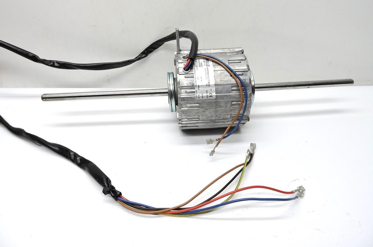 RPM SPA Motor Type 11082100, 6680177 65W, 1380 RPM, 277V Riello Motori Elettrici