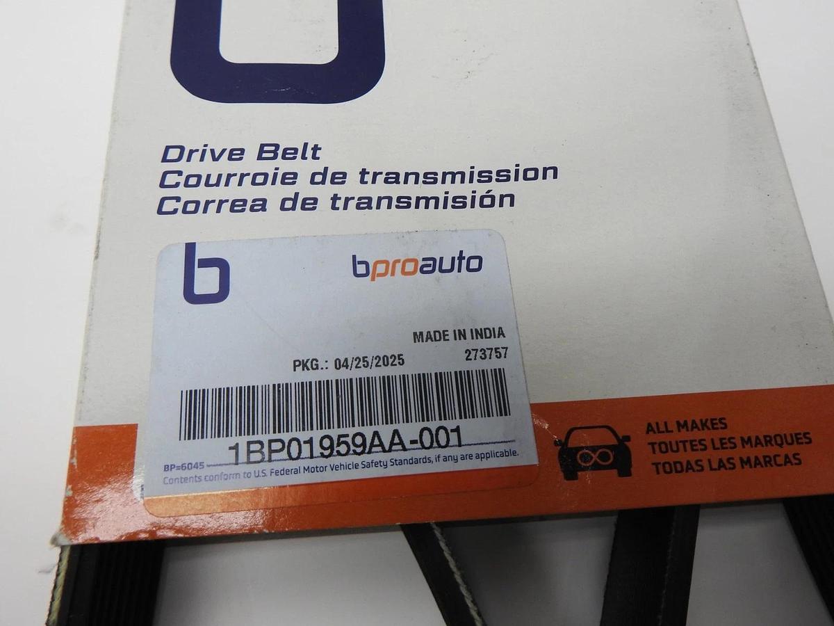 BProAuto 1BP01959AA Serpentine Belt Mopar Replacement fits 2005 Jeep Wrangler