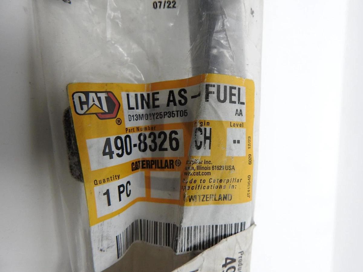 GENUINE CAT 490-8326 LINE AS-FUEL SPF743 Pumper, 3512E Engine - OEM NEW!