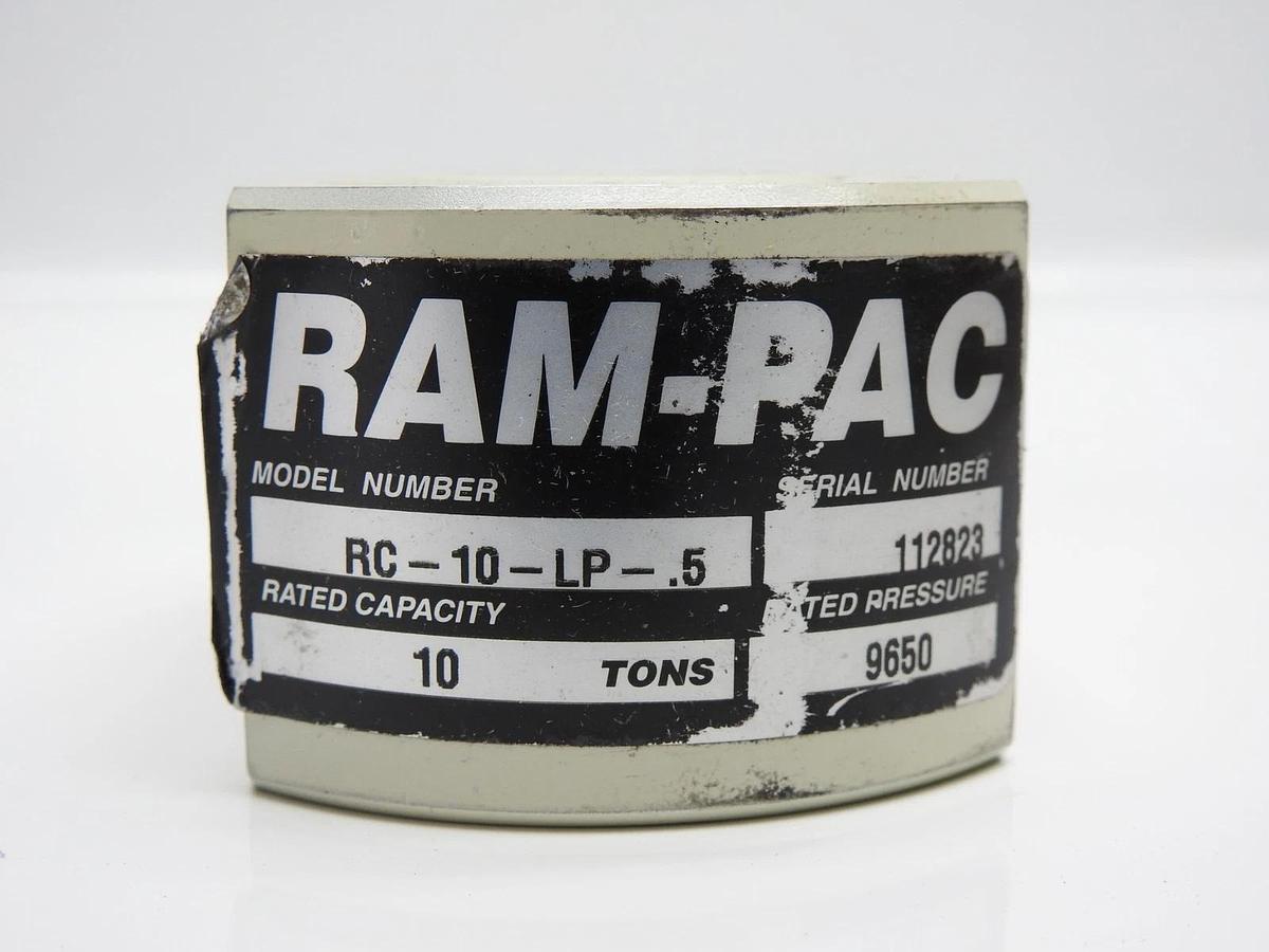 Ram Pac RC-10-LP-.5 (10 Ton, 0.5 In Stroke CYL) Flat Jack - NOB NEW!