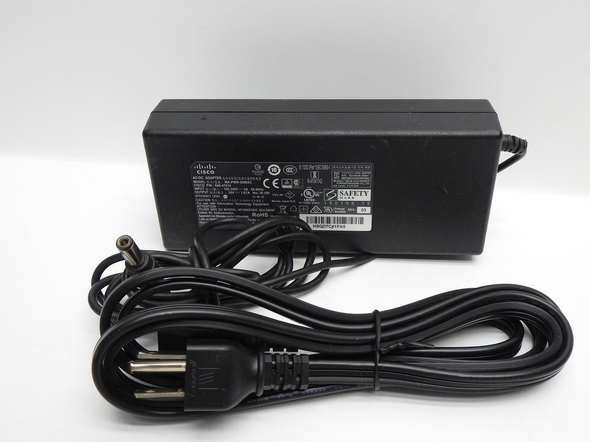 OEM Cisco MA-PWR-90WAC 640-47010 54V 1.67A AC Adapter - USED NICE!