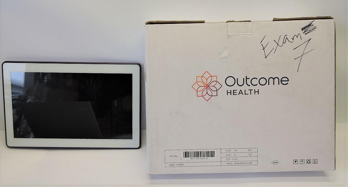Context Media Health / Outcome Health Digital Exam Room Tablet P-TAB-105-ELC-02