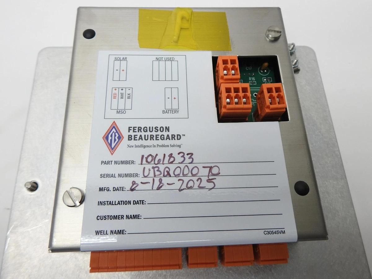 FERGUSON Solar Auto Cycle Tank Plunger Lift Controller 1061833 LIQUILIFT III NEW