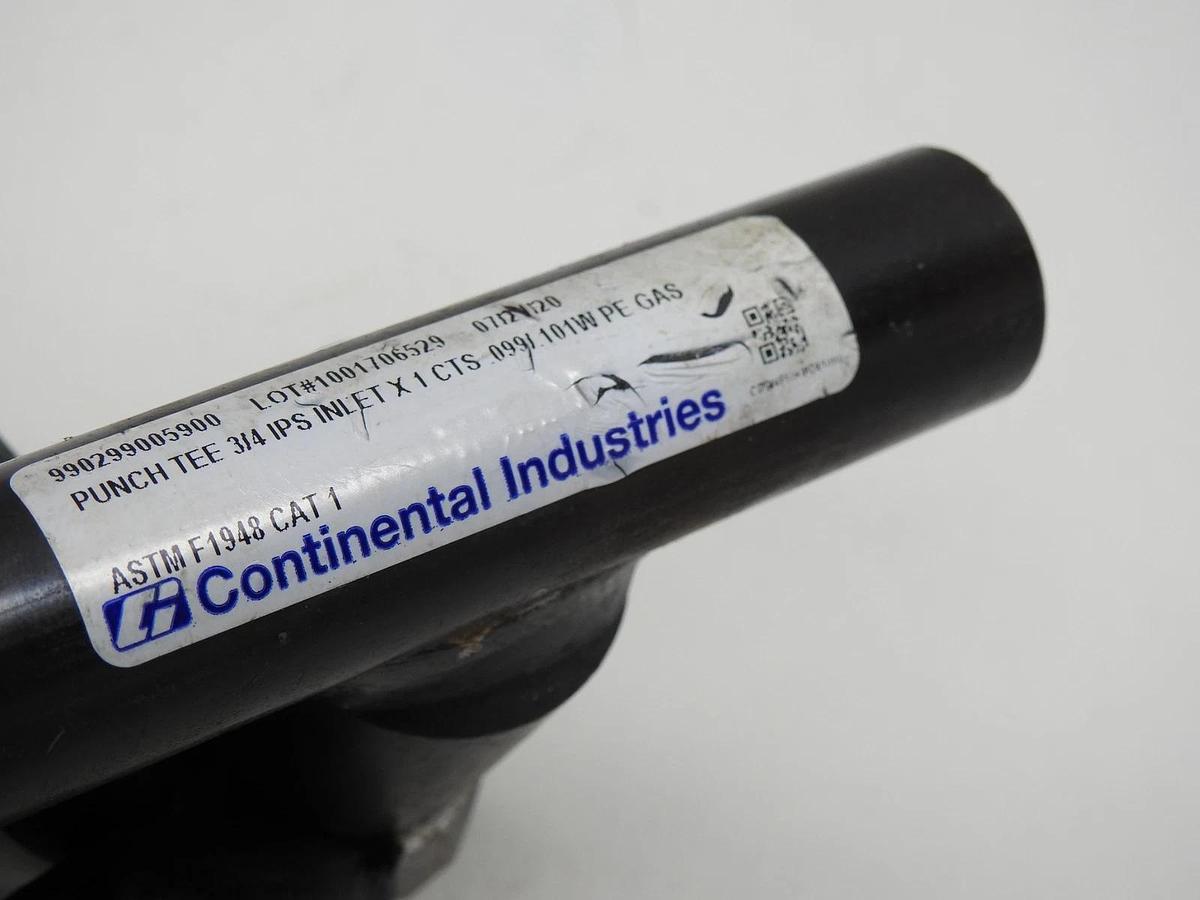 Continental 990299005900 Punch Tee 3/4 IPS Inlet X 1 CTS - NEW!