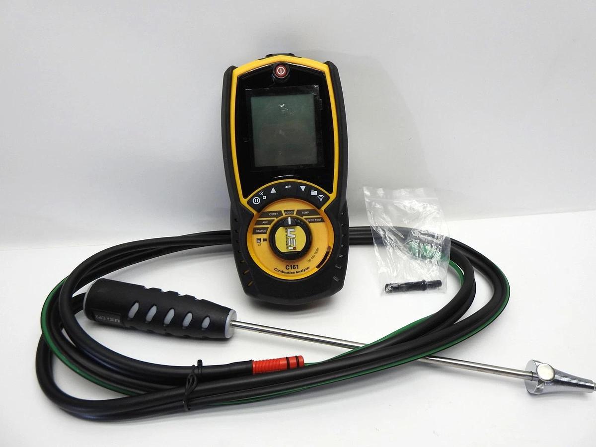 UEi C161 Residential Combustion Analyzer w/ Probe and Calibration Certification