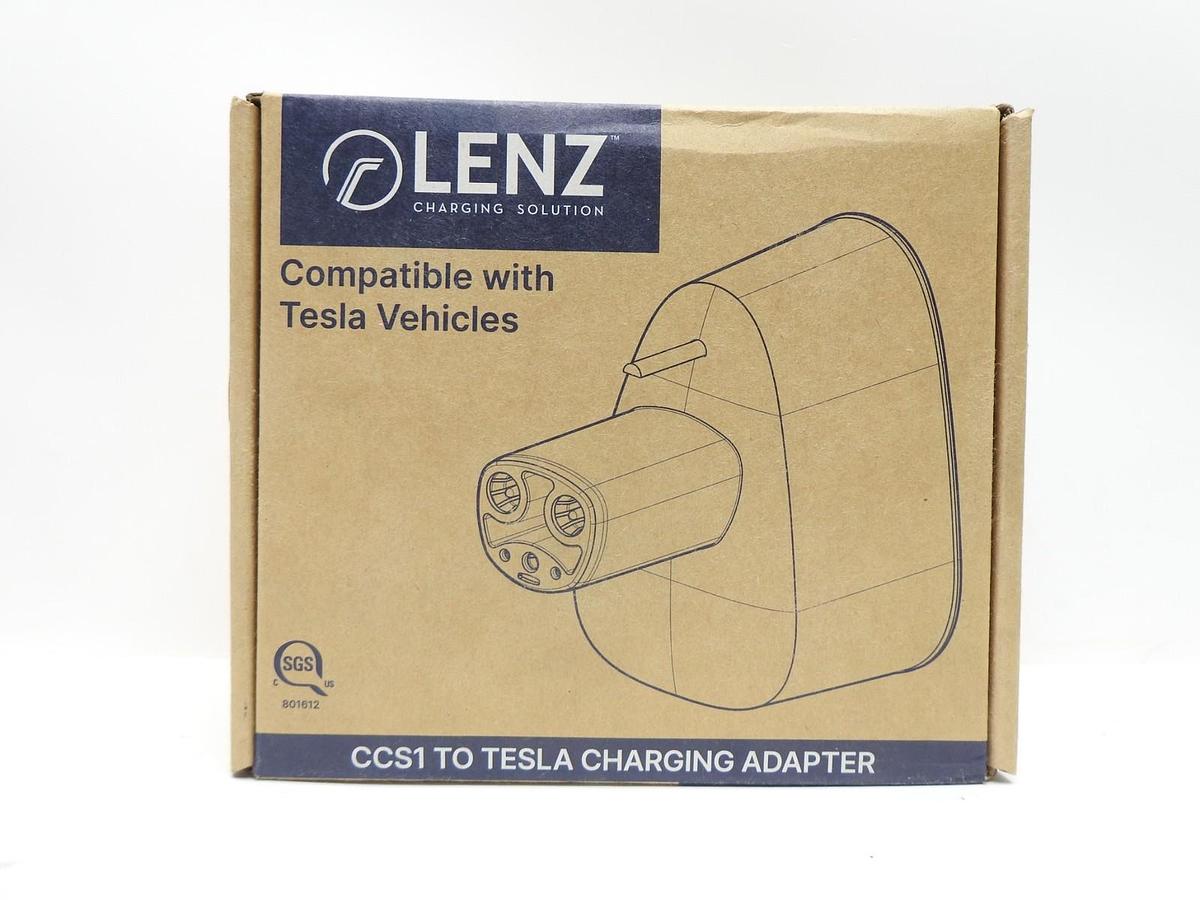 LENZ CCS1 to Tesla Adapter for DC Fast Charging - NEW IN BOX!