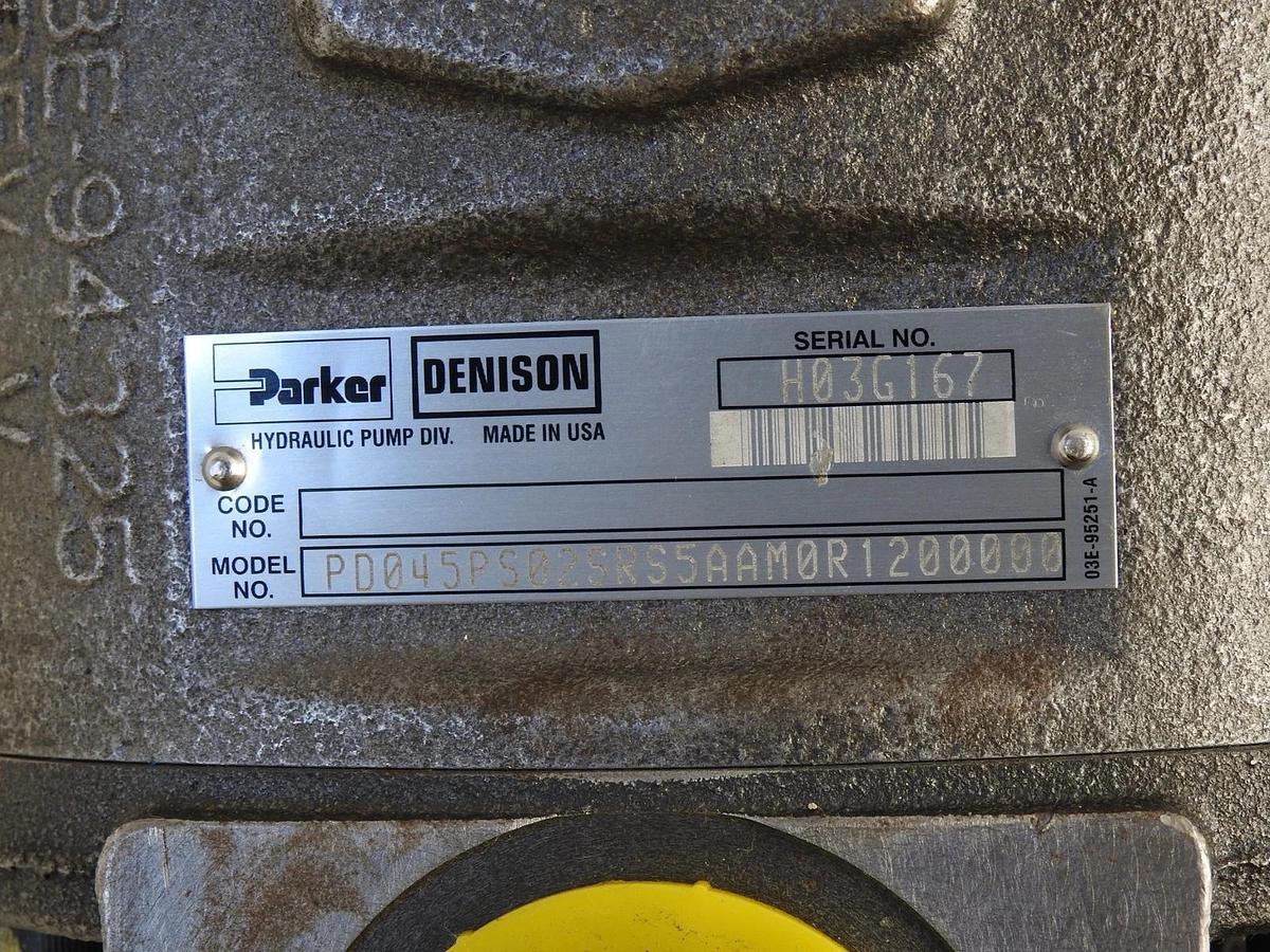 Parker PD Series Mobile Piston Pump PD045PS02SRS5AAM0R1200000 w/ 517-00167-5