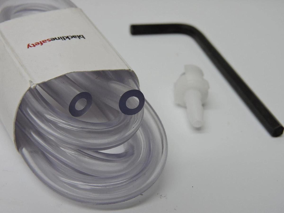 Blackline Safety Tubing ACC-T2 - 2 ft CLEAR HOSE w/ QUICK CONNECTS