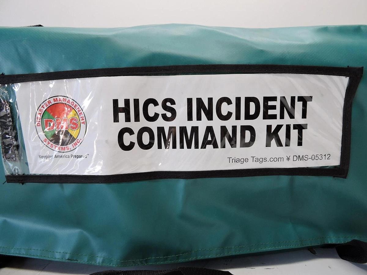DMS 05312 Safety Vest Kit NIM/ ICS Medium Hospital Incident Command Vest Kit 26
