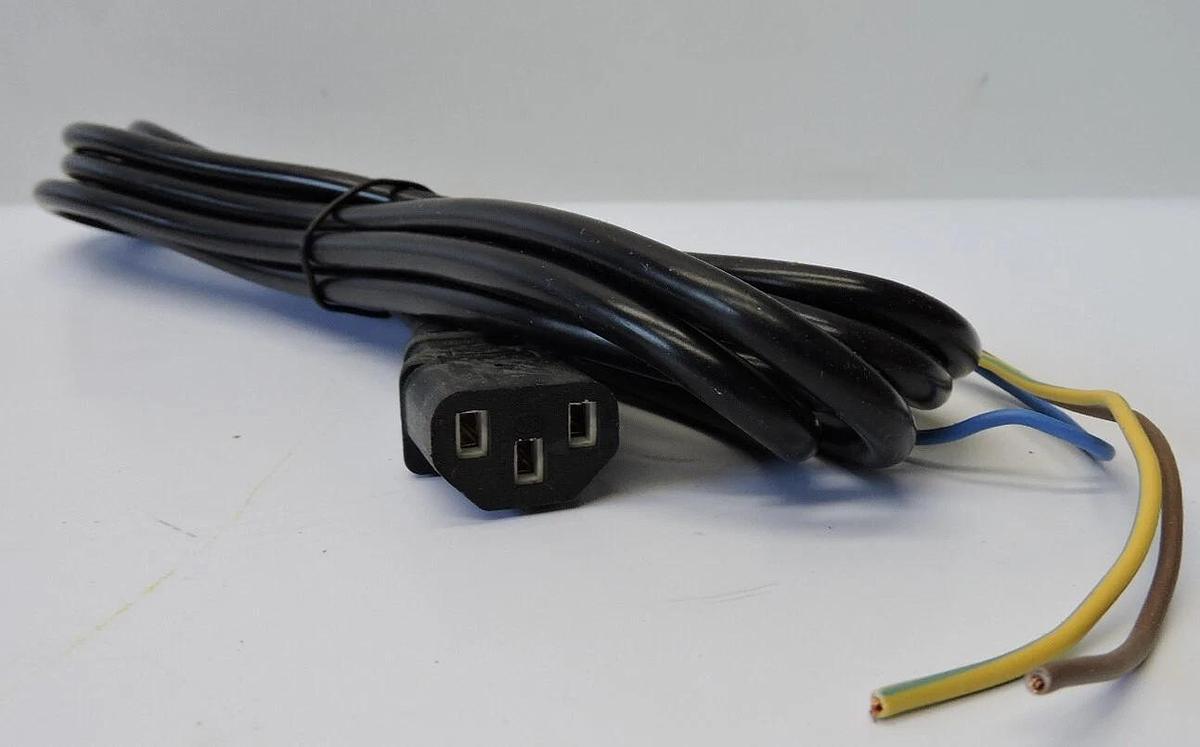 Lot of 85 - C13 to Free End Power Chords Aprox 110" Length