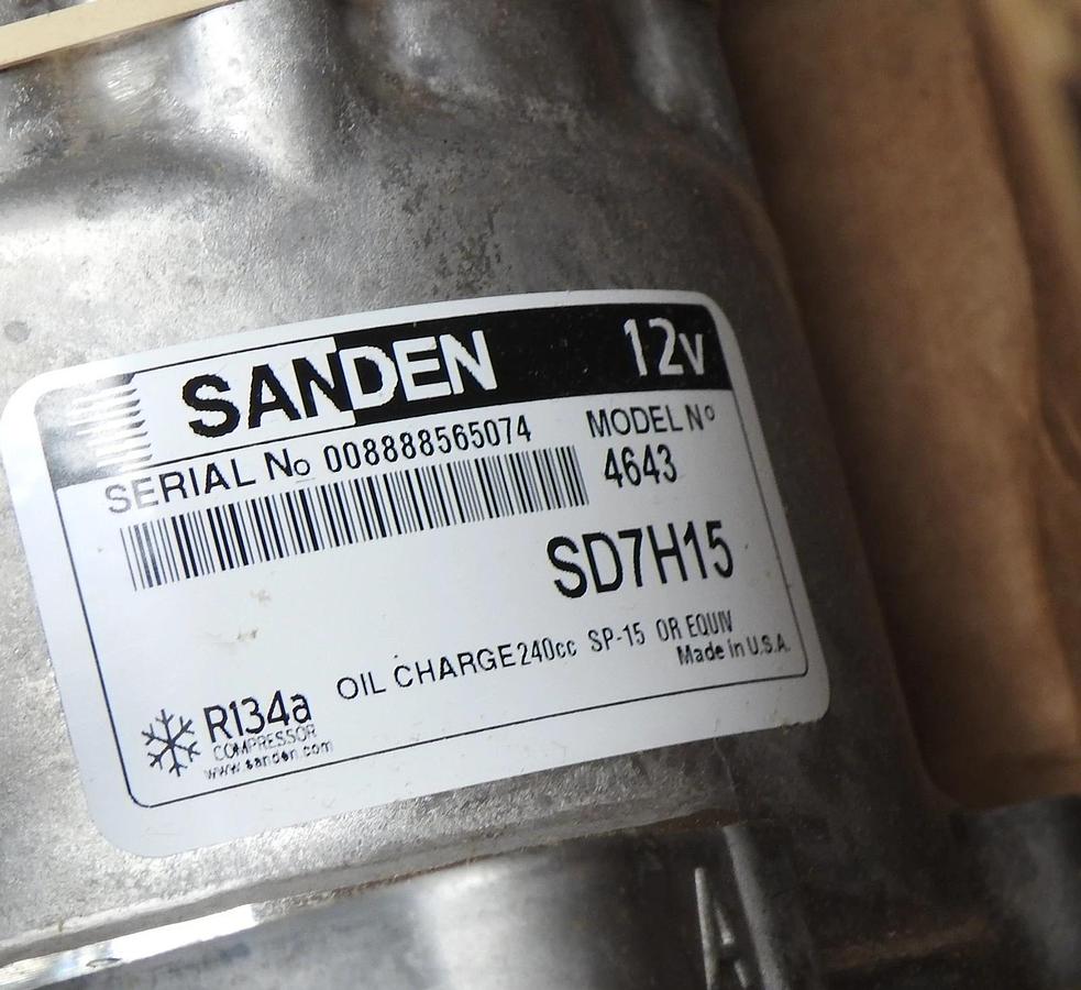 OEM Sanden SD7H15 for OE# 1401214 1412001 75R89392 QR AC Compressor CAT 372-9295
