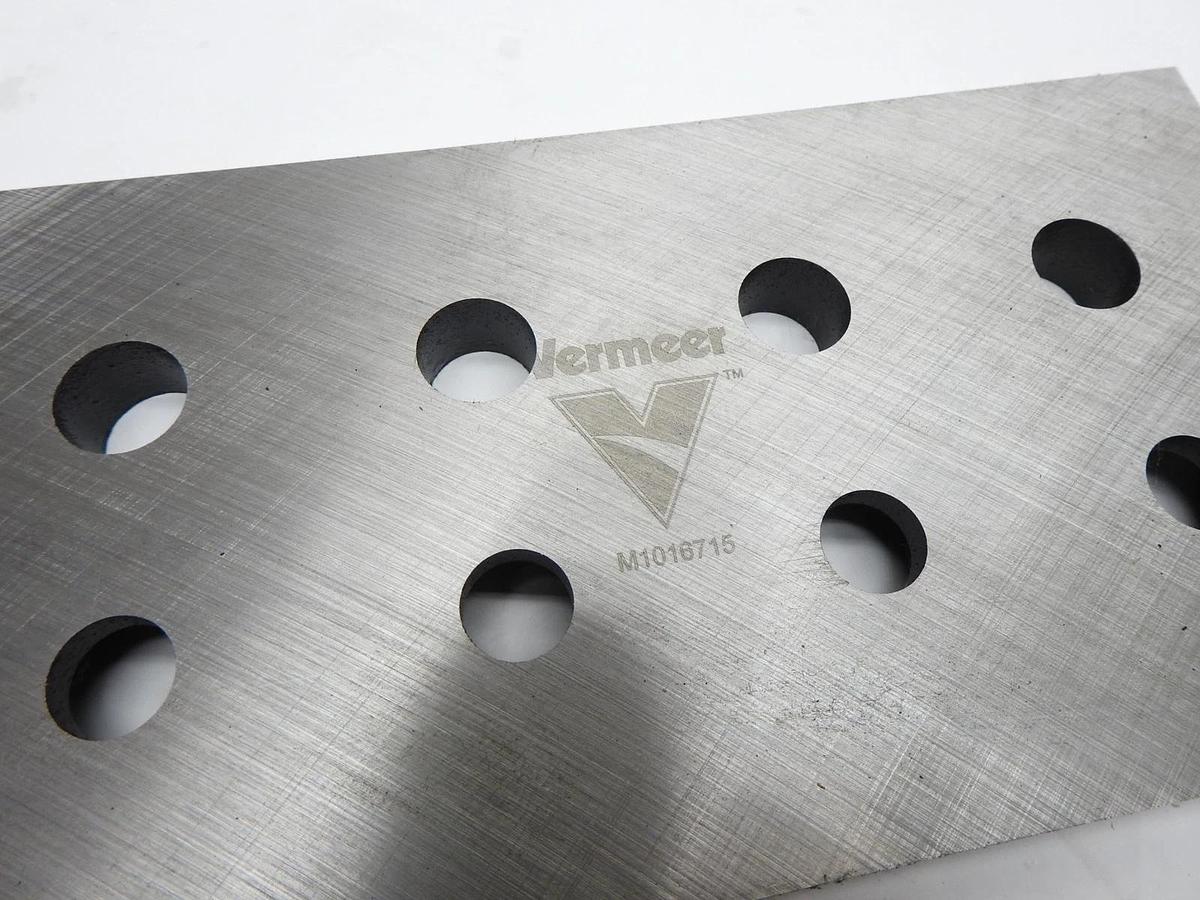 Vermeer Chipper Knife Blade M1016715 (Length: 8.75, Height: 4.75") 8 Hole