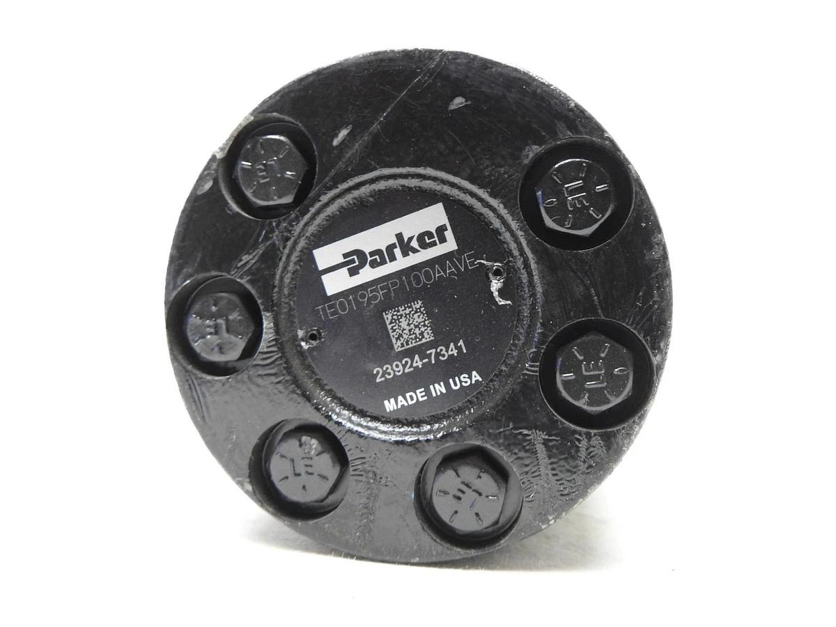 Parker TE0195FP100AAVE Hydraulic Motor TE0195 Series (4 Bolt, Keyed Shaft) NEW