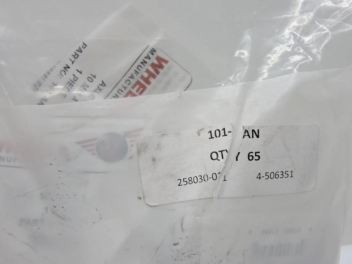 (Lot of 65) Wheels Manufacturing Bicycle Hub Axle Nut 10mm X 1 (101-AN)