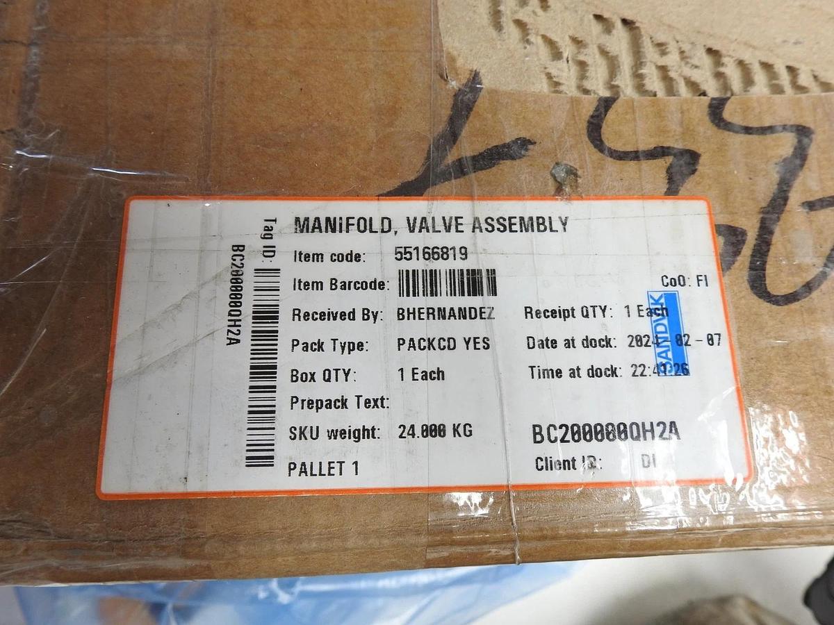 Genuine Sandvik 55166819 MANIFOLD, VALVE ASSEMBLY - OEM NEW!