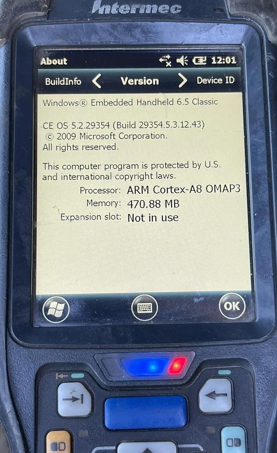 Intermec Ck71 Rugged Mobile Computer CK71AA6MN00W1100 - TESTED!