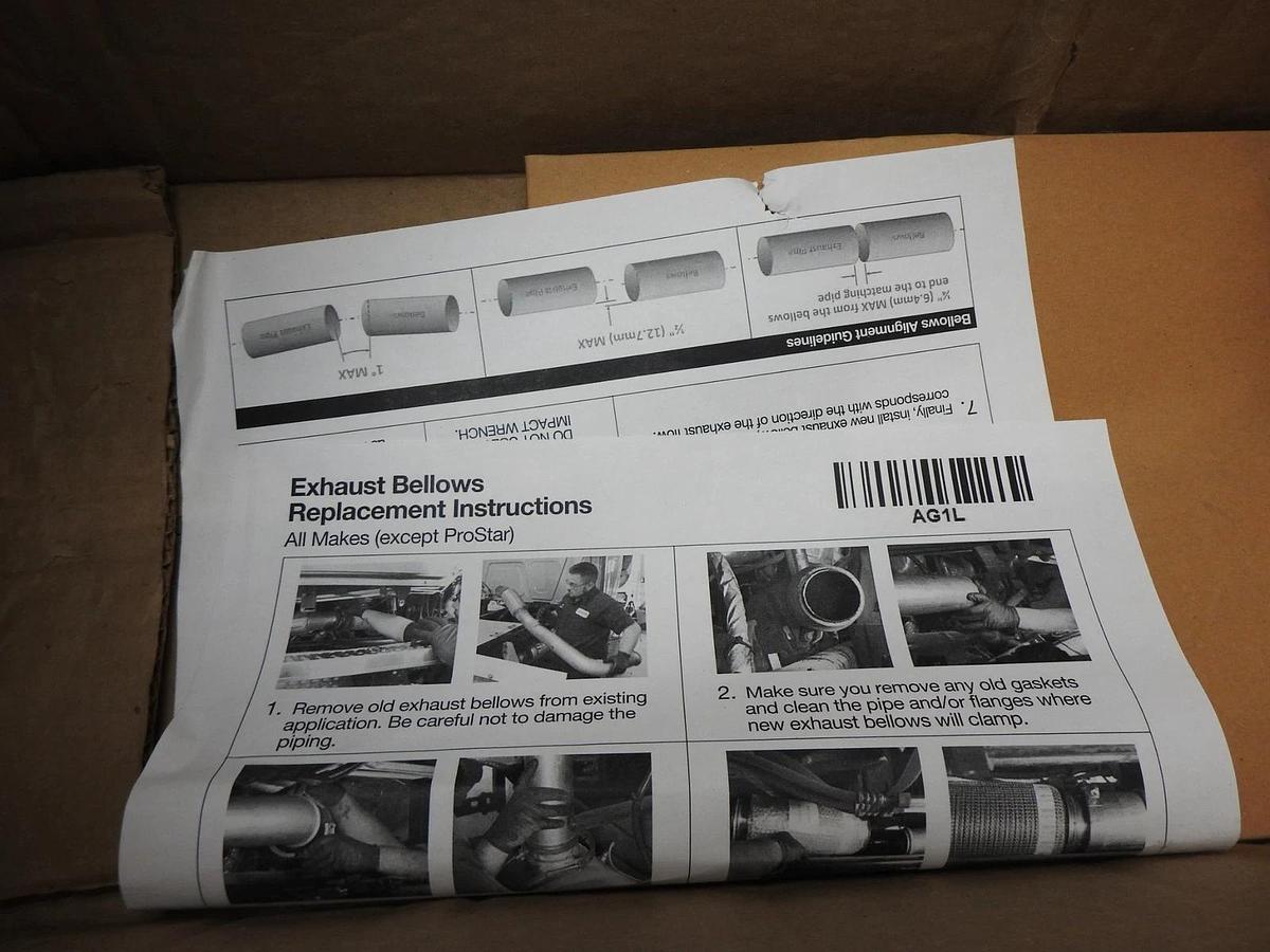 Road Choice FB3396 5 inch x 12.4 inch Exhaust Bellows - NEW!