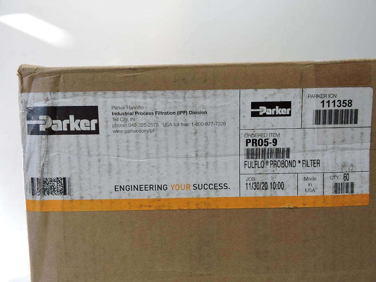 x60 Parker PRO5-9 FULFLO PROBOND FILTER Cartridges 111358 - NEW