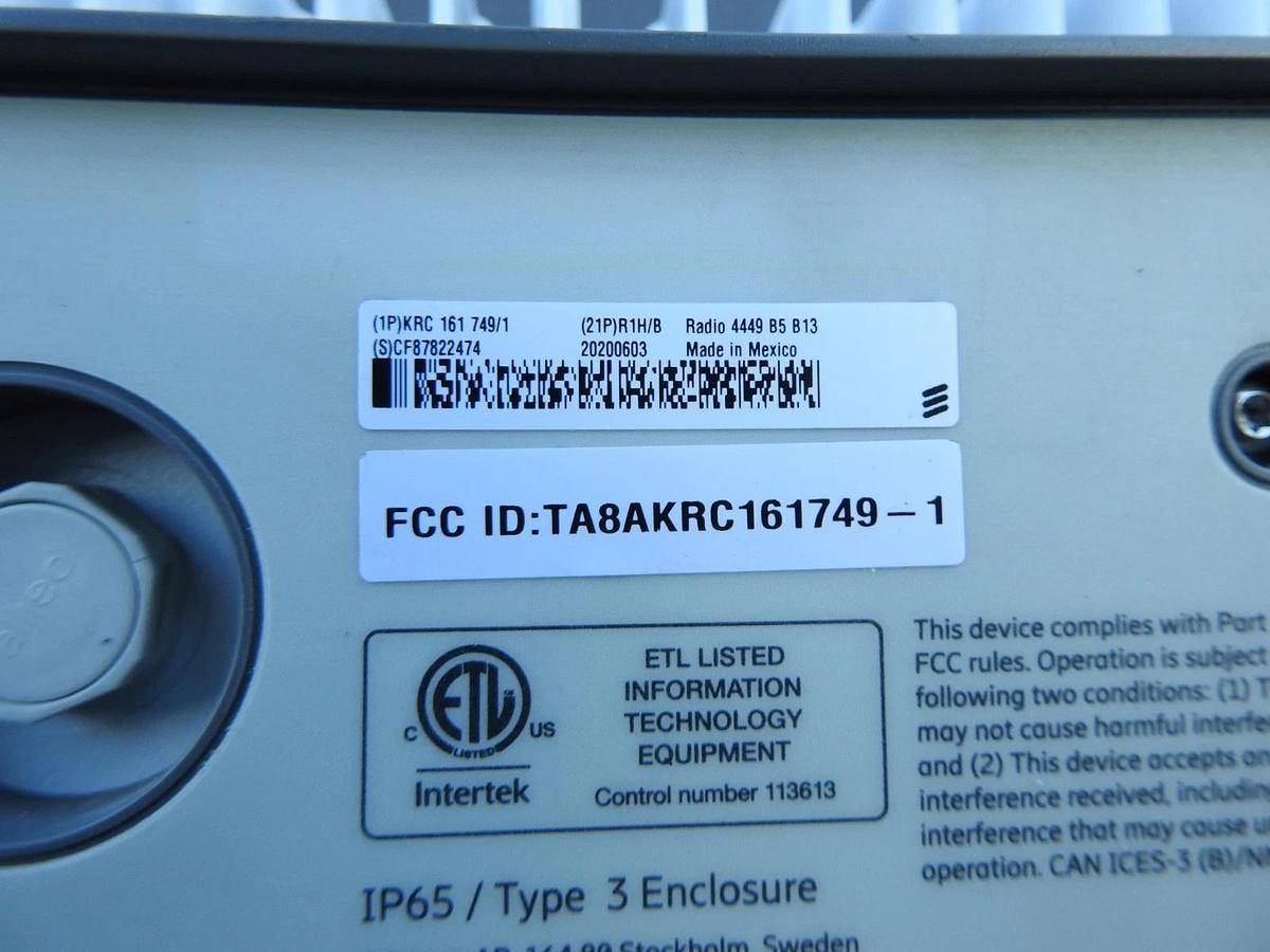 Ericsson KRC 161 749/1 Radio Head Radio 4449 - New Freight Damages
