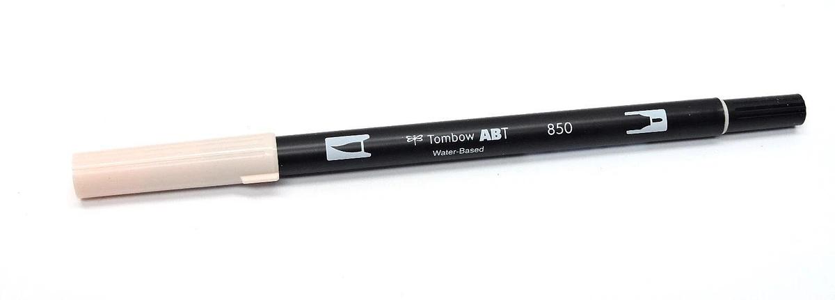 Lot of 6 - Tombow 56598 Dual Brush Pen Art Marker, ABT 850 Light Apricot - NEW!