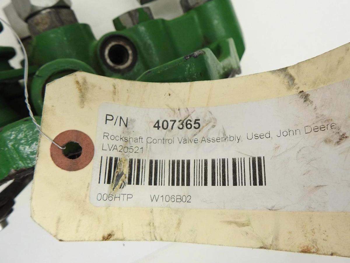 OEM John Deere LVA20521 Rockshaft Control Valve Assembly 4044, 4049, 4052, 4066