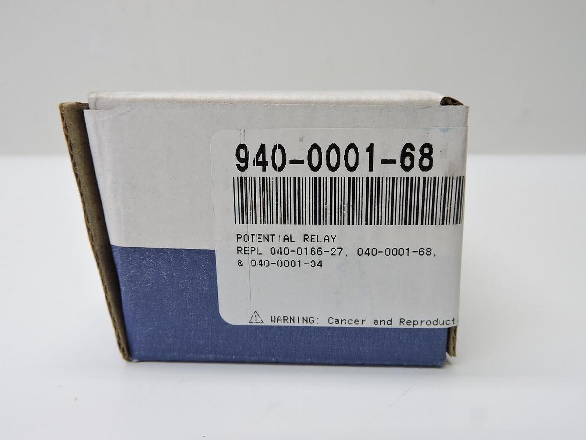 Copeland 940-0001-68 Potential Relay - OEM NEW!