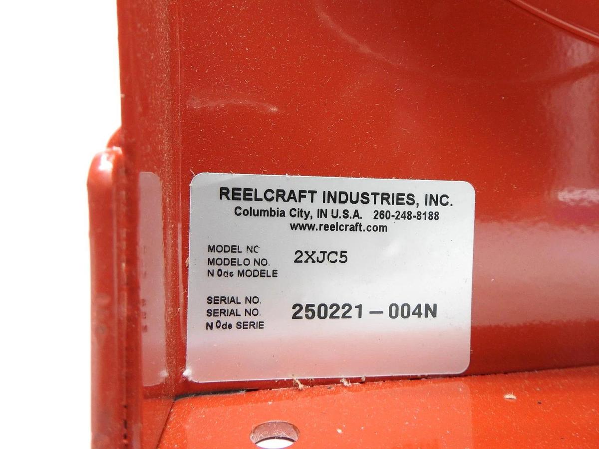 Reelcraft 2XJC5 Extension Cord 50 ft Reel Junction Box Flying Lead 125/240V AC