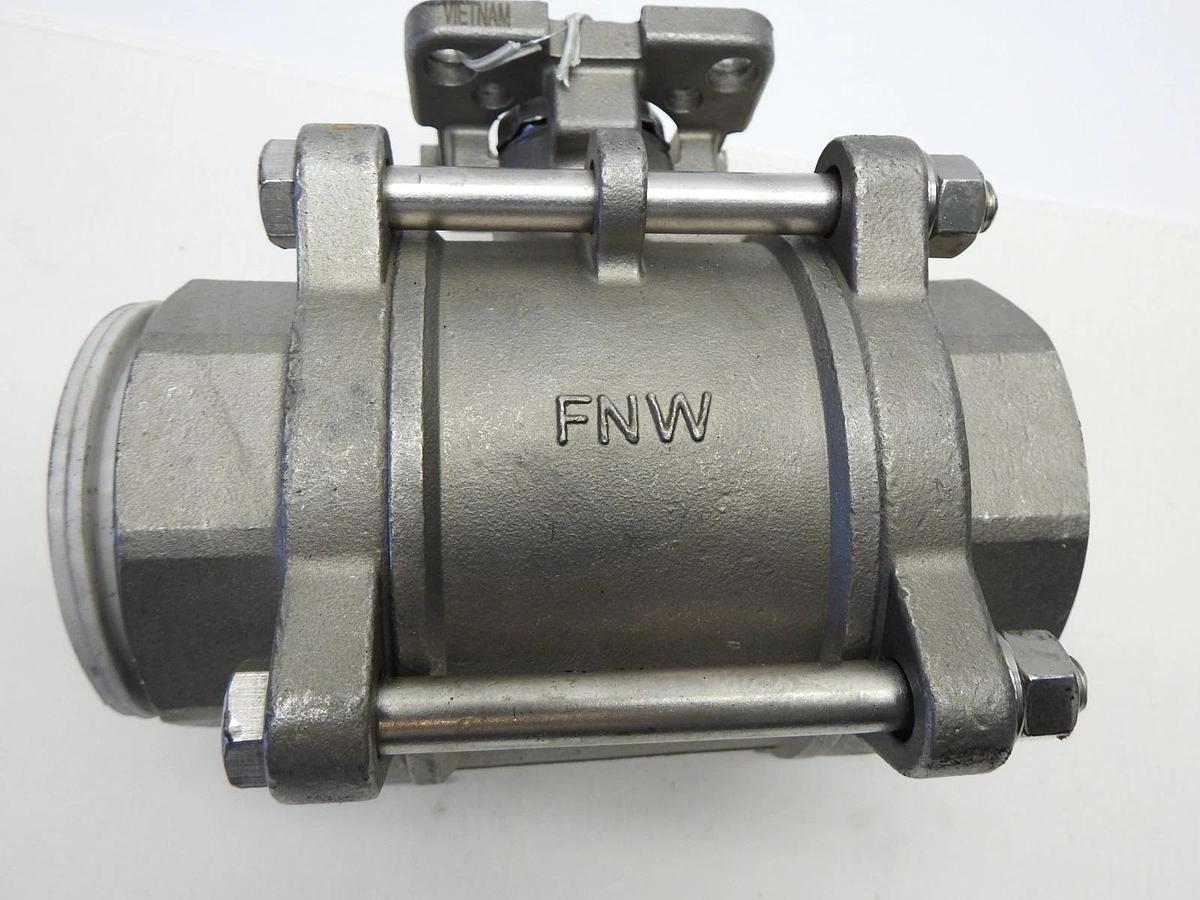 FNW 2" CF8M 1000CWP 2-Way Ball Valve NPT - NOB NEW!