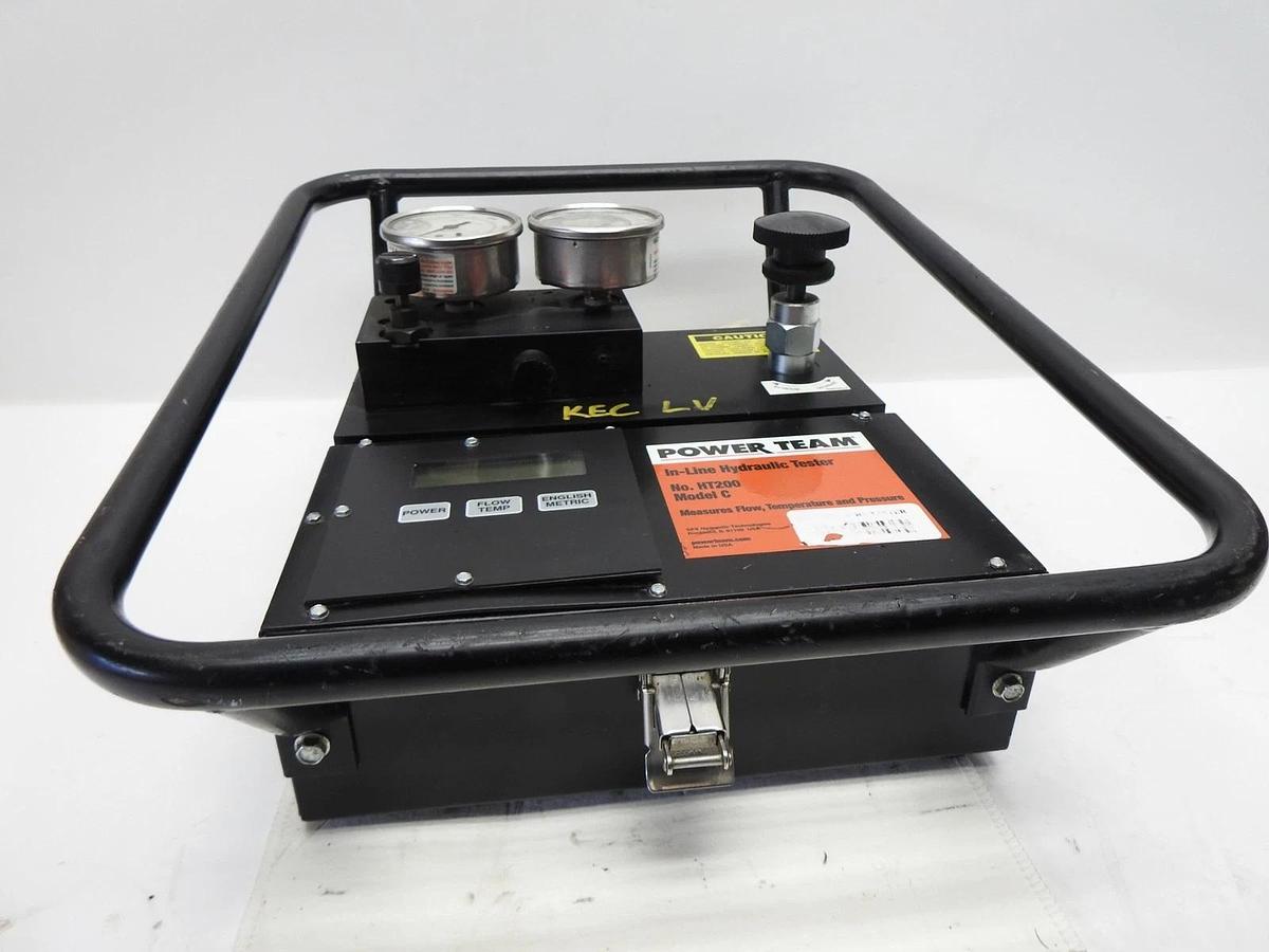 SPX Power Team HT200 In-Line Hydraulic Tester 200 GPM 0-5000 PSI - USED NICE -
