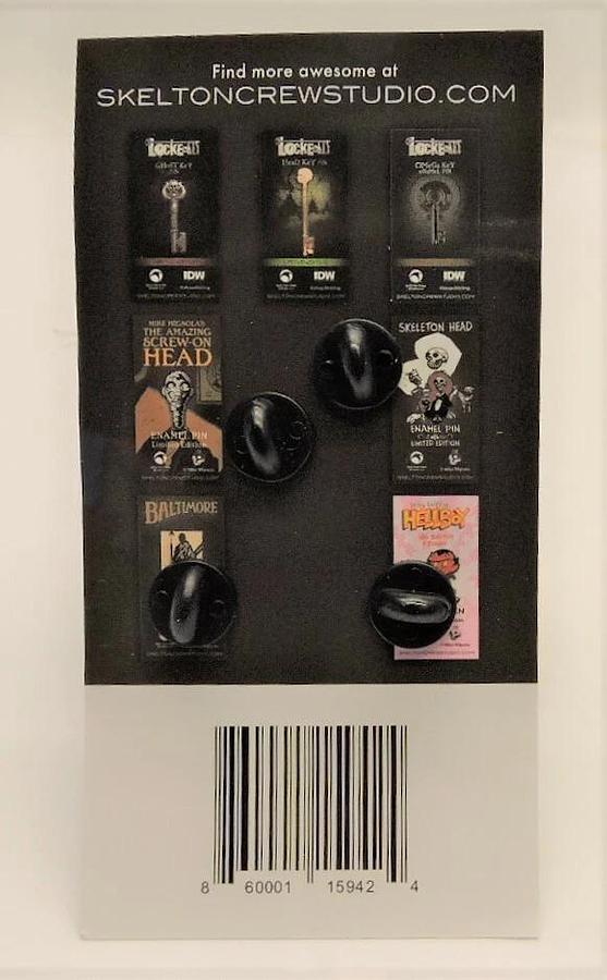 Locke & Key: Limited Edition Logo & Key House Emblem Enamel Pins Pin Set