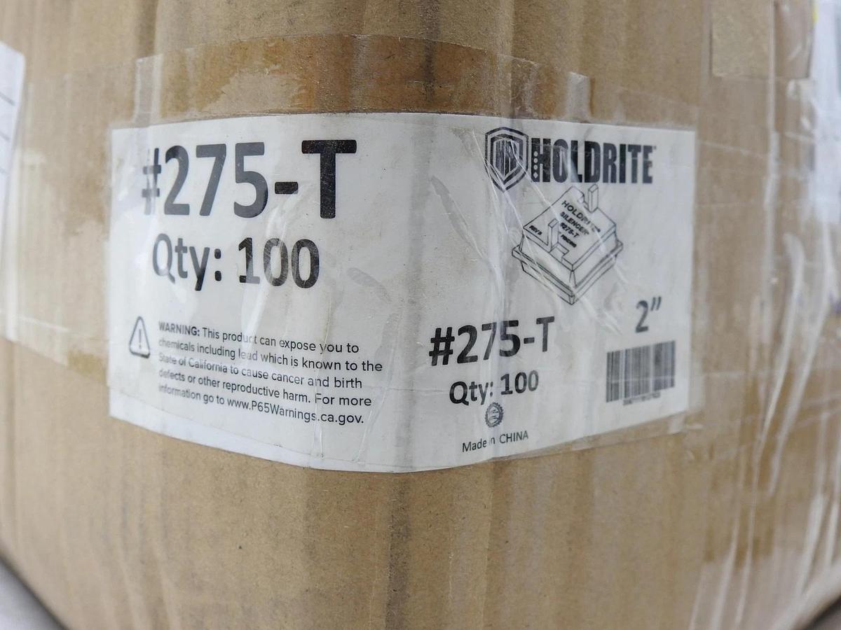 Box of 100 - Holdrite silencer 275-T 2" Silencer Neoprene Isolation Pad