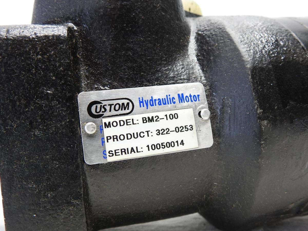 Custom Hydraulic Motor BM2-100 Hydraulic Motor (4 Bolt, Keyed Shaft) NEW
