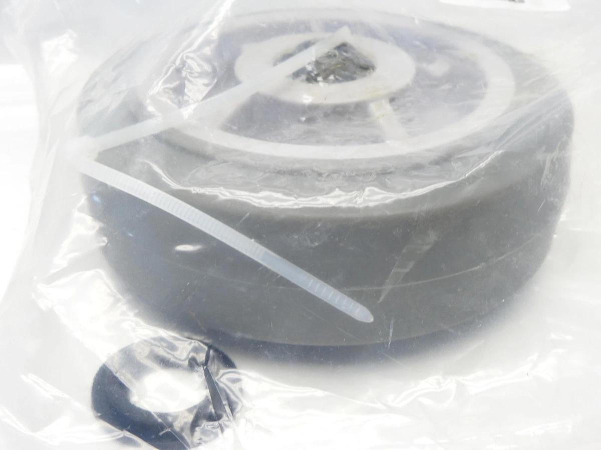 Caster Wheel 6 in Dia., 2 in Wheel Wd, Rubber, 600 lb Load 5VT81, XS0620112 NEW