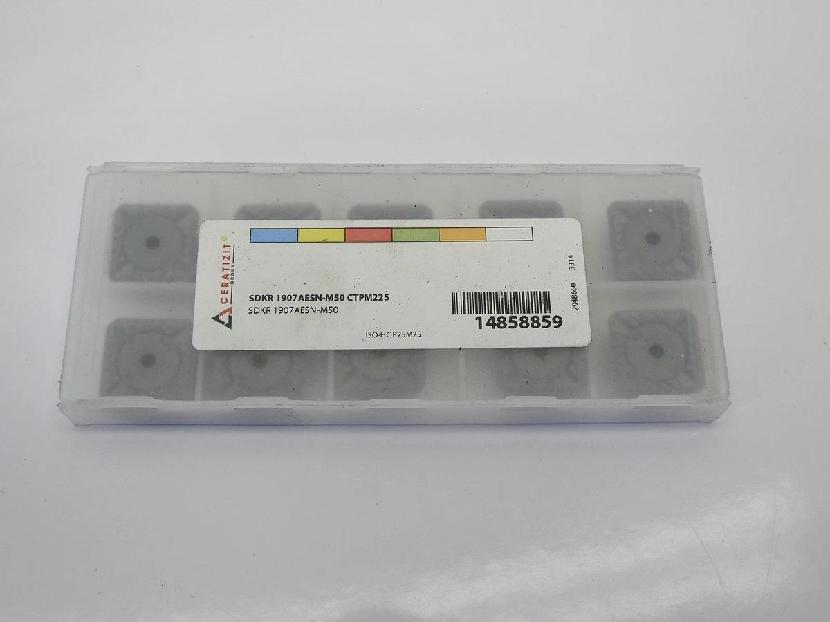 10-pk Ceratizit SDKR 1907 AESN-M50 CTPM225 Inserts #14858859