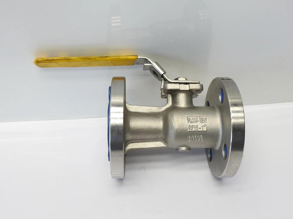 Flowtek RF15-1" API-607 BODY: CF8M, TFM-1600, CWP: 275 PSIG, Ball/STEM 316SS NEW