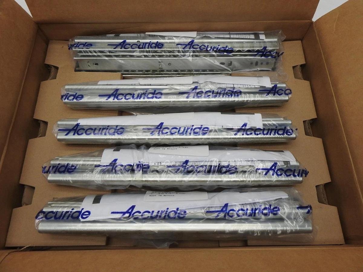 5 Pairs- Accuride 3634 Heavy Duty Over Travel Drawer Slide 14" C 3634-14D