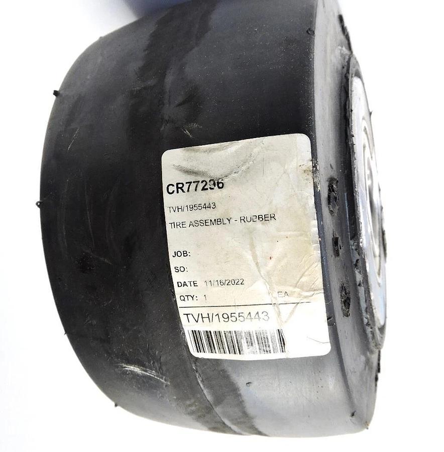 77296 Tire / Wheel Assy - Rubber 3Rd Wheel For Crown Forklift CR77296 NEW