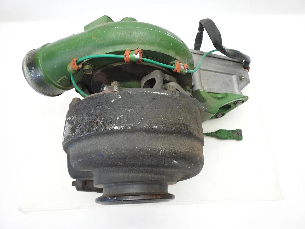 GENUINE John Deere RE523007 Combine Turbo Charger S300BV126, RE534513 + Actuator